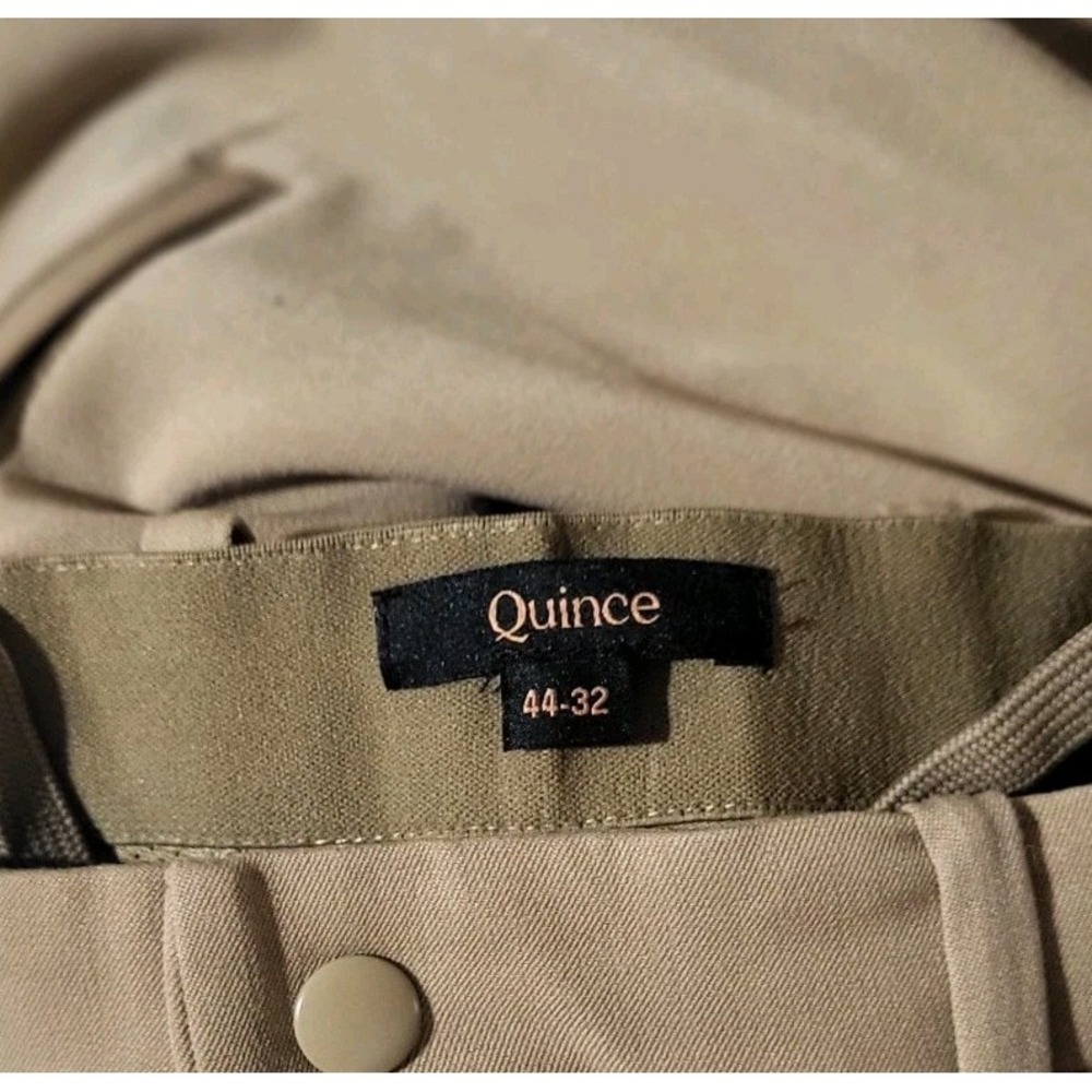 NWT Quince Mens Ultra Stretch 24/7 Smart Chino Pants Khaki 44X32 Casual Neutral - Picture 2 of 12